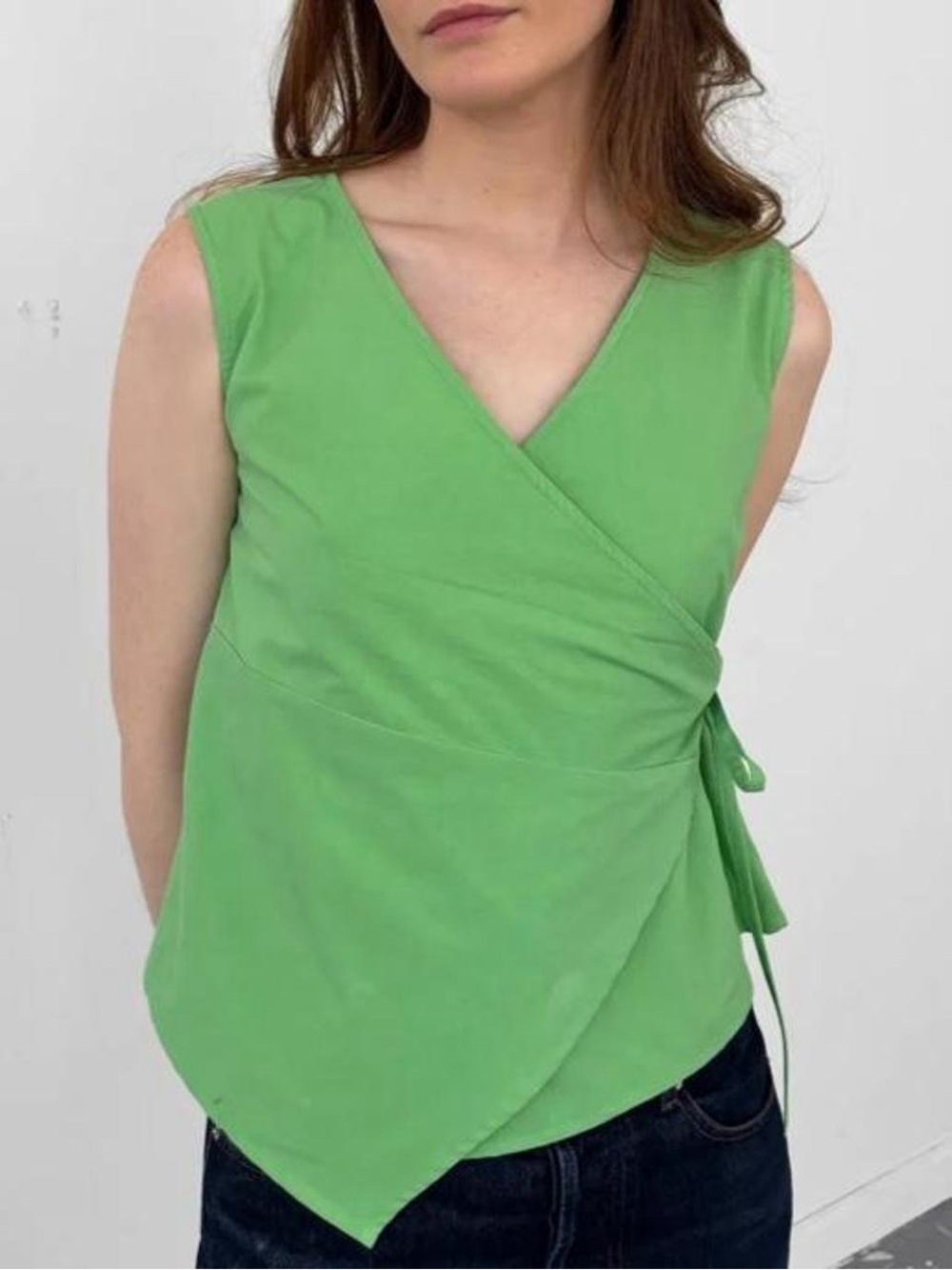 brooke callahan Wrap Top - Bud